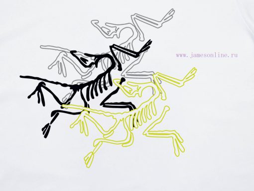 ARC'TERYX ArchaeopteryxNew Printed Short Sleeved T-shirt ®*Customized 280g All Cotton Fabric So jg59g65q - Image 4
