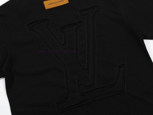 LV's HomeNew Embroidered Hand Cut Short Sleeved T-shirt ®*Customized 2 Grams Of All Cotton Fabr 9zrwpyev - Image 7