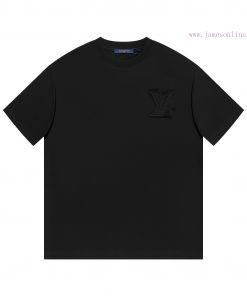 LV's HomeNew Embroidered Hand Cut Short Sleeved T-shirt ®*Customized 2 Grams Of All Cotton Fabr c5eczetx