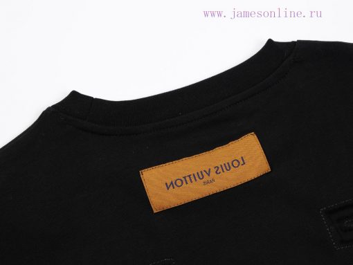 LV's HomeNew Embroidered Hand Cut Short Sleeved T-shirt ®*Customized 2 Grams Of All Cotton Fabr 9zrwpyev - Image 9