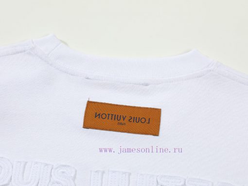 LV's HomeNew Embroidered Hand Cut Short Sleeved T-shirt ®*Customized 2 Grams Of All Cotton Fabr x1yzyv1m - Image 8