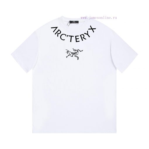 ARC'TERYX ArchaeopteryxNew Printed Short Sleeved T-shirt ®*Customized 280g All Cotton Fabric So fsu4ptvu - Image 2