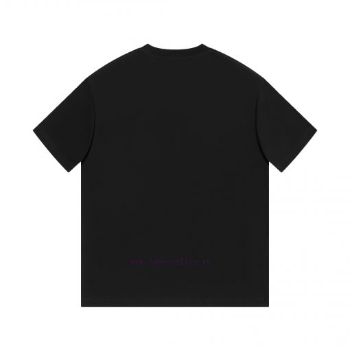 FENDI Monster Devil's Eye-Adopting Double Yarn Pure Cotton 280g Short Sleeves The Fabric Color mqfi3ldw - Image 3