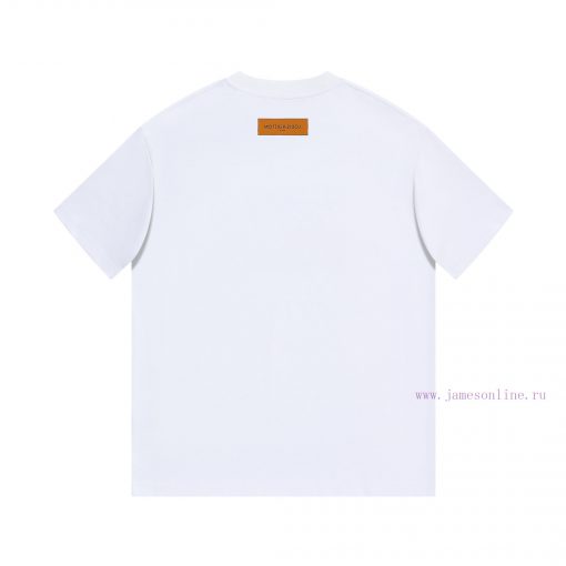 LV's HomeNew Thick Carved Craft Short Sleeved T-shirt ®*Customized 280g All Cotton Fabric Soft dwix62jn - Image 3