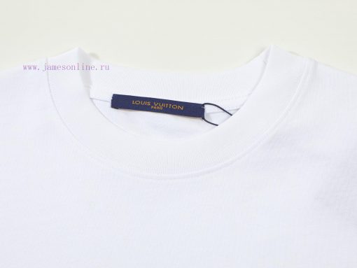LV's HomeNew Thick Carved Craft Short Sleeved T-shirt ®*Customized 280g All Cotton Fabric Soft dwix62jn - Image 4