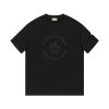 MONCLER Mask MouthNew Three-dimensional Thick Craft Short Sleeved T-shirt ®*Customized 280g All ksthdcmc