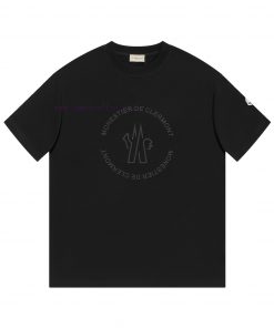 MONCLER Mask MouthNew Three-dimensional Thick Craft Short Sleeved T-shirt ®*Customized 280g All ksthdcmc