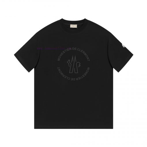 MONCLER Mask MouthNew Three-dimensional Thick Craft Short Sleeved T-shirt ®*Customized 280g All ksthdcmc
