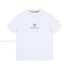 MOC25SS Spring And Summer New Plain Knitted Cotton Round Neck Short Tee Unisex Towel Embroidere 78ye7bae