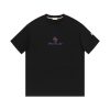 MOC25SS Spring And Summer New Plain Knitted Cotton Round Neck Short Tee Unisex Towel Embroidere 8aibx0gd