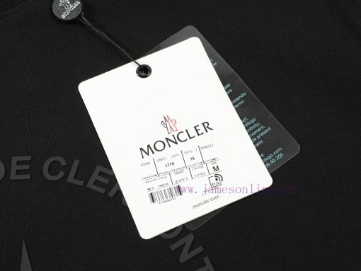 MONCLER Mask MouthNew Three-dimensional Thick Craft Short Sleeved T-shirt ®*Customized 280g All ksthdcmc - Image 7