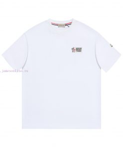 MOC25SS Spring And Summer New Plain Knitted Cotton Round Neck Short Tee Unisex Towel Embroidere ca0cbi53