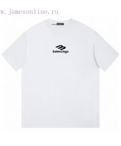 Balenciaga Balenciaga Short Sleeved Shirt-Using Double Yarn Pure Cotton 280g The Fabric Color I jgrqb4dy