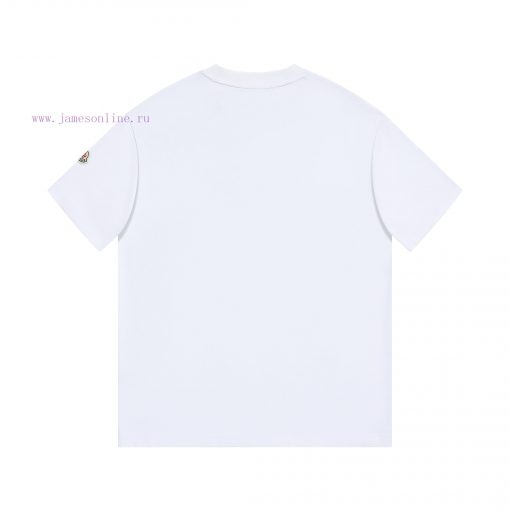 MOC25SS Spring And Summer New Plain Knitted Cotton Round Neck Short Tee Unisex Towel Embroidere ca0cbi53 - Image 3