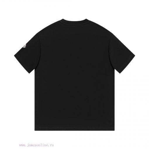 MOC25SS Spring And Summer New Plain Knitted Cotton Round Neck Short Tee Unisex Towel Embroidere wa3fkdpe - Image 3