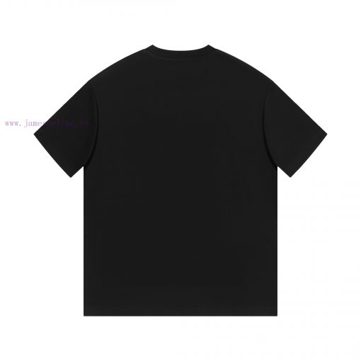 Saint Laurent/Saint Laurent 25ss YSL Logo Embroidered Short Sleeved ShirtCustomized Obsidian Do 1y76rzdh - Image 3