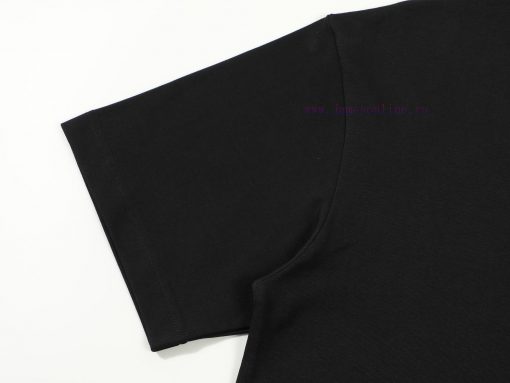 Saint Laurent/Saint Laurent 25ss YSL Logo Embroidered Short Sleeved ShirtCustomized Obsidian Do 1y76rzdh - Image 8