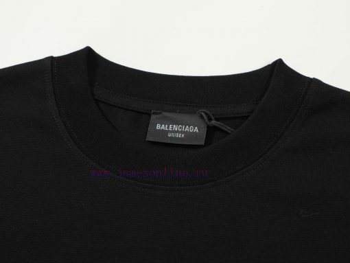 Balenciaga Balenciaga Short Sleeved Shirt-Using Double Yarn Pure Cotton 280g The Fabric Color I c9o4knjb - Image 4