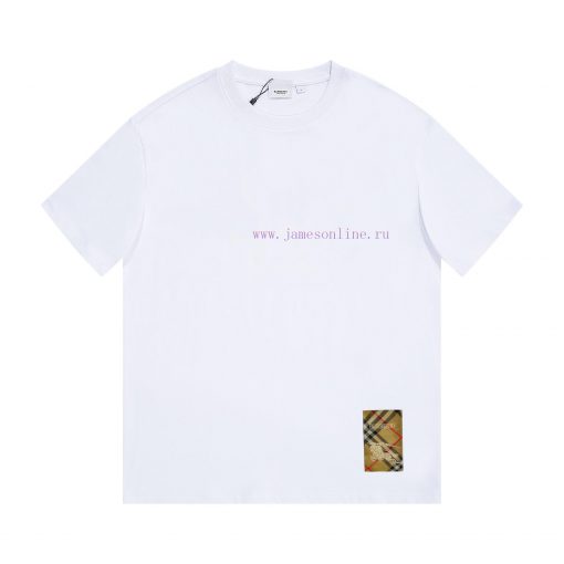 Burberry Short Sleeved Shirt-Using Double Yarn Pure Cotton 280g The Fabric Color Is Customized jrwh9ov3 - Image 2