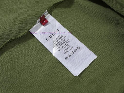 Gucci GucciLOGO Embroidery Sticker Handmade Letter Cutting Short Sleeved T-shirt ®*Customized 2 29chryhc - Image 10