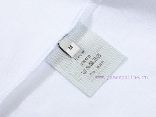 DIOR DiorEmbroidered Snake Letter Short Sleeved T-shirt ®*Customized 280g All Cotton Fabric Sof j45tiymy - Image 10