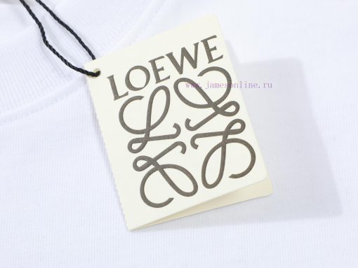 LOEWE Luo YiweiNew Pocket Embroidered Short Sleeved T-shirt ®*Customized 280g All Cotton Fabric u3iw8ipa - Image 6