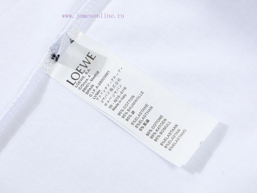 LOEWE Luo YiweiNew Pocket Embroidered Short Sleeved T-shirt ®*Customized 280g All Cotton Fabric u3iw8ipa - Image 10