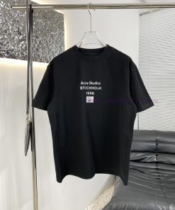 High Quality Acne 25ss New Short Sleeved T-shirtMade Of High-quality 100% Cotton Fabric With A adlcvl3f