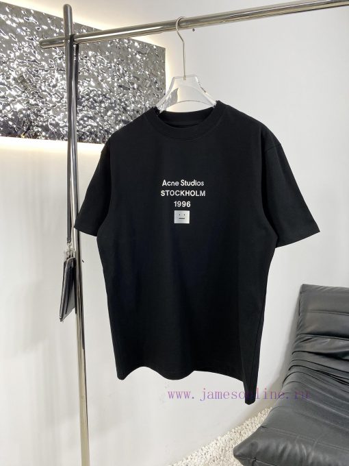 High Quality Acne 25ss New Short Sleeved T-shirtMade Of High-quality 100% Cotton Fabric With A adlcvl3f - Image 4