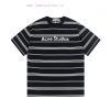 High Quality Acne 25ss New Striped Short Sleeved T-shirtThe Fabric Is Made Of High-quality Prec kohqlzl9
