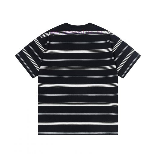 High Quality Acne 25ss New Striped Short Sleeved T-shirtThe Fabric Is Made Of High-quality Prec kohqlzl9 - Image 3