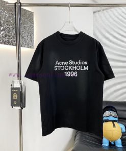 High Quality Acne 25ss New Short Sleeved T-shirtThis Year The Fabric Has Been Completely Upgrad qoq3a4ov