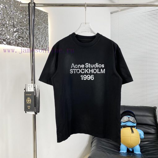 High Quality Acne 25ss New Short Sleeved T-shirtThis Year The Fabric Has Been Completely Upgrad qoq3a4ov - Image 2