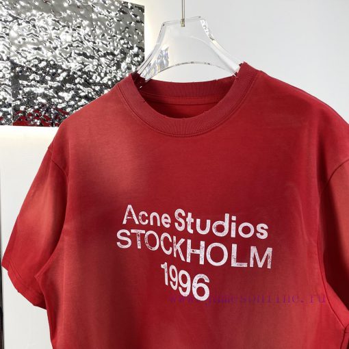 High Quality Acne 25ss New Short Sleeved T-shirtThis Year The Fabric Has Been Completely Upgrad lc3tuus8 - Image 5