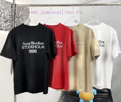 High Quality Acne 25ss New Short Sleeved T-shirtThis Year The Fabric Has Been Completely Upgrad qoq3a4ov - Image 6