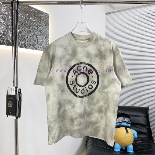High Quality Acne 25ss New Short Sleeved T-shirtThis Year The Fabric Has Been Upgraded To Use H cxc4zp3c - Image 2
