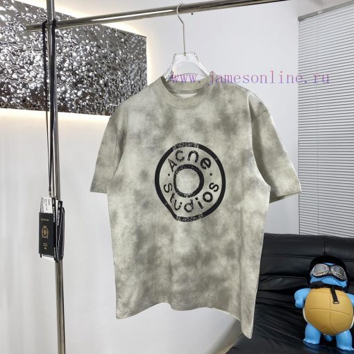 High Quality Acne 25ss New Short Sleeved T-shirtThis Year The Fabric Has Been Upgraded To Use H cxc4zp3c - Image 3
