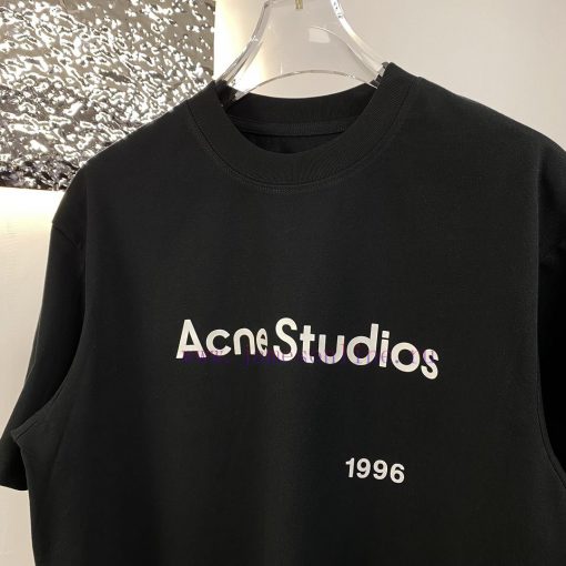 High Quality Acne 25ss New Short Sleeved T-shirtThis Year The Fabric Has Been Completely Upgrad ba255otw - Image 5