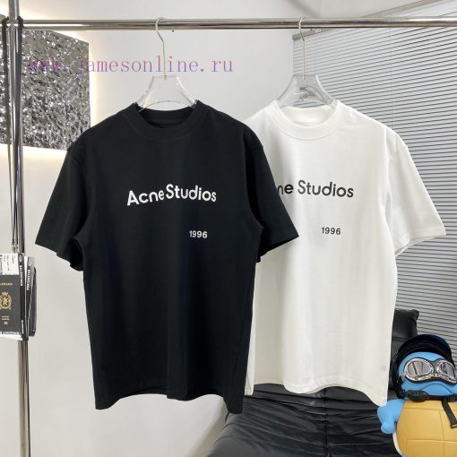 High Quality Acne 25ss New Short Sleeved T-shirtThis Year The Fabric Has Been Completely Upgrad ba255otw - Image 6