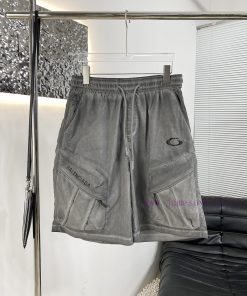 High Quality Balenciaga Paris 25ss Spring And Summer New Shorts Stir Fried Color Vintage Design asctsgv8