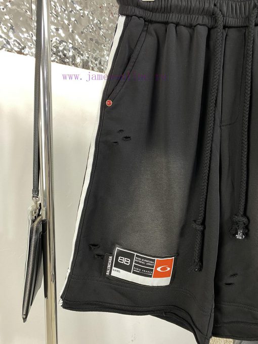 High Quality Balenciaga Paris 25ss Spring And Summer New Shorts Spray Color Abrasion Designer S 6c8tjq1y - Image 7