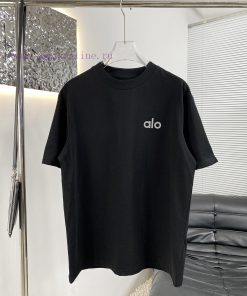 High Quality AlO 25 Year New Spring/summer 100% Pure Cotton 260g Loose Short Sleeved Round Neck xaajr57d