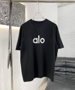 High Quality AlO 25 Year New Spring/summer 100% Pure Cotton 260g Loose Short Sleeved Round Neck pn1frcrh