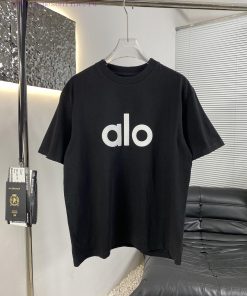 High Quality AlO 25 Year New Spring And Summer 100% Pure Cotton 260g Loose Short Sleeved Round wzgyebuh