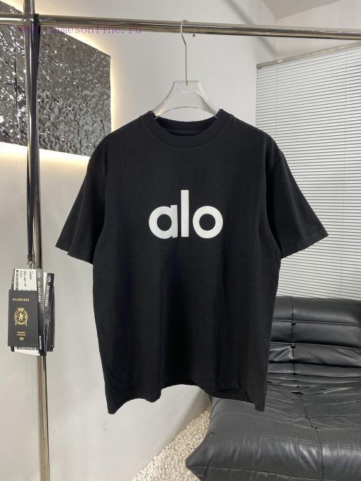 High Quality AlO 25 Year New Spring And Summer 100% Pure Cotton 260g Loose Short Sleeved Round wzgyebuh