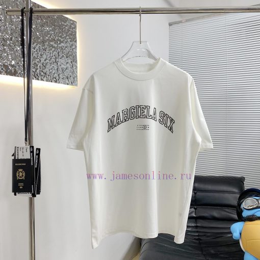 Maison's Popular Magira 25ss New Short Sleeved T-shirt🤗 Using High Weight Fabric Washed With 26 6qcnewz2