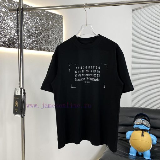 Maison's Popular Magira 25ss New Short Sleeved T-shirt🤗 Using High Weight Fabric Washed With 26 dl53mg3l - Image 4