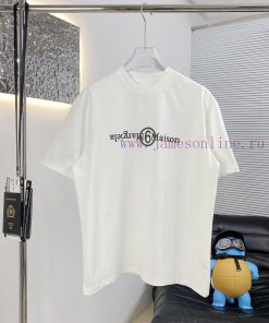 Maison Margiela 25ss New Short Sleeved T-shirtThis Year The Fabric Has Been Upgraded With A New 1wozmawm