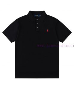 R77 RaLoro Pianah Lauren Knitted Pony Embroidered Collar Polo Sweater Three Button Sweater Shor vwfq27qb