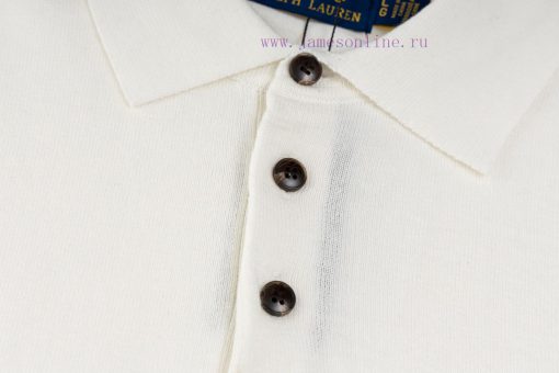 R77 RaLoro Pianah Lauren Knitted Pony Embroidered Collar Polo Sweater Three Button Sweater Shor ehgrhfc8 - Image 6